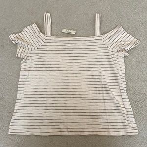 NWT Madewell Cold-Shoulder Tee - L